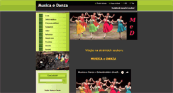 Desktop Screenshot of musica-e-danza.cz